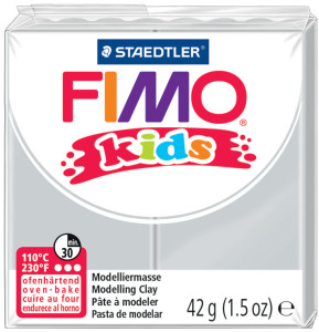FIMO kids Modelliermasse, à cuire au four, jaune pearl clair