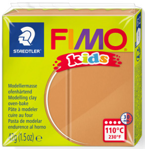 FIMO kids Pâte à modeler, à cuire au four, marron claire, 42