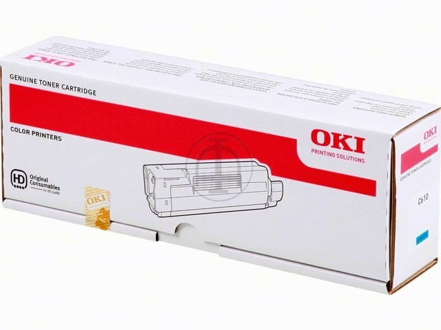 OKI : cartouche toner CYAN 6K pour 610