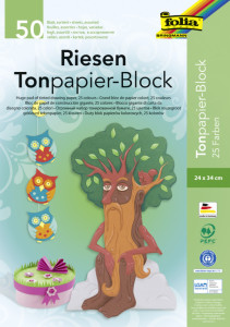 folia papiers à dessin teintés, (L)240 x (H)340 mm,