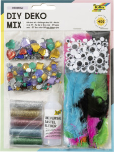 folia kit de bricolage deco-mix, plus de 600 pièces