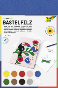 folia Bastelfilz, 200 x 300 mm, 150 g / mètre carré, autoadhésif