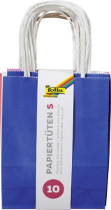 Folia sacs en papier, papier kraft, 180 x 80 x 210 mm, par