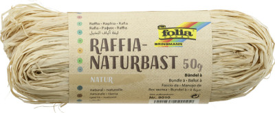 folia Raphia naturel, couleurs assorties