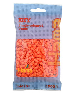 Hama Bügelperlen midi, orange, dans un sac