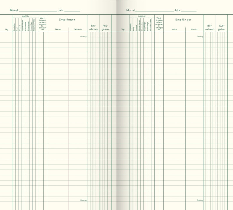 KING & Ebhardt Porto livre, 165 x 297 mm, 40 feuilles