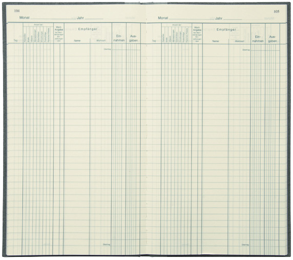 KING & Ebhardt Porto livre, 165 x 297 mm, 96 feuilles