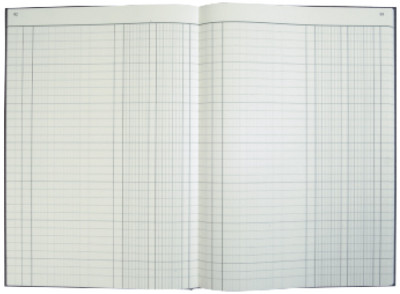 König & Ebhardt cahier à colonnes format A4, 13 colonnes,144