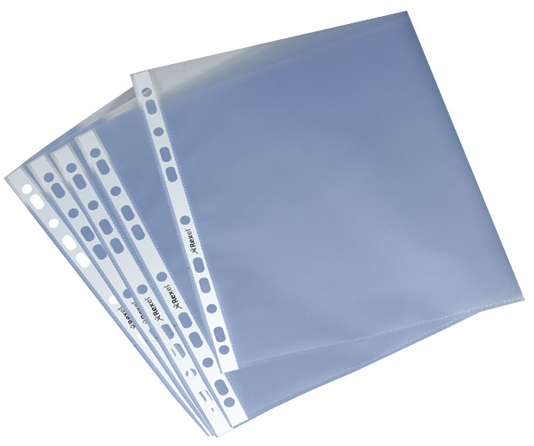 Pochette plastique A4 perforée transparent-40 microns d'épaisseur