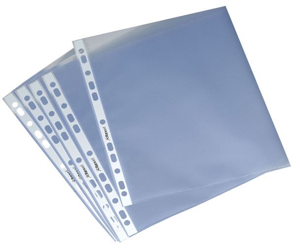 REXEL Pochette perforée standard, A4, pp, transparente