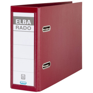 ELBA classeur rado plast, format A5 haut, dos: 75 mm, noir