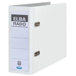 ELBA classeur rado plast, format A5 haut, dos: 75 mm, noir