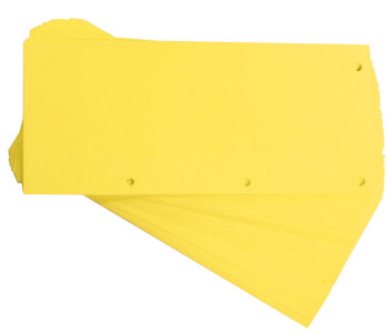 ELBA Intercalaires Duo, en carton, 240 x 105 mm, jaune