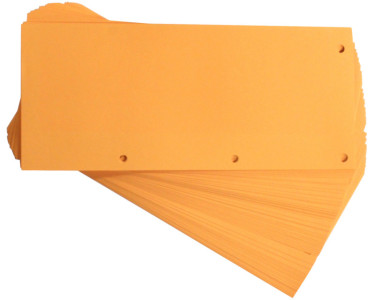 ELBA Intercalaires Duo, en carton, 240 x 105 mm, jaune