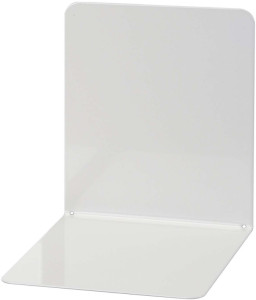 WEDO Serre-livres, (L)140 x (P)140 x (H)85 mm, gris lumière