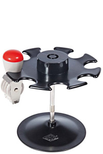 WEDO porte-timbres 8 places, rond, noir