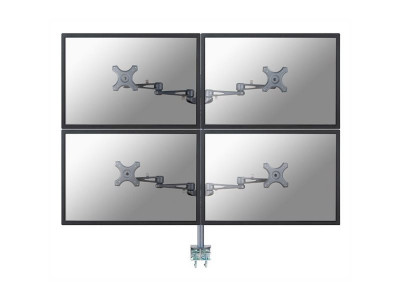 NewStar : LCD MONITOR ARM 5 MOVEMENTS SILVER LENGTE 500MM