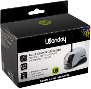 JPC Taille-crayon électrique, lame en acier
