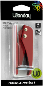 JPC Perforateur 1 trou, sur carte blister