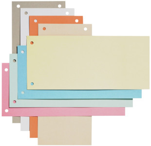ELBA intercalaires en carton, pour format A4, orange,