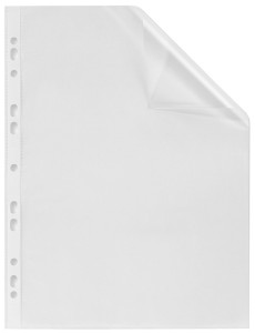 ELBA Pochette perforée Premium, format A4, PVC, 0.08 mm,