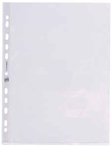 ELBA Pochette perforée Premium, format A4, PVC, 0.08 mm,