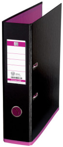 ELBA classeur myColour, largeur de dos: 80 mm, noir/rose vif