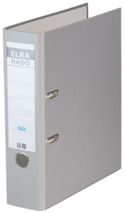 ELBA classeur rado brillant, largeur de dos: 80 mm, bleu