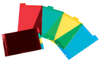 ELBA Intercalaires plastique, uni, couleur, A5, 4 positions