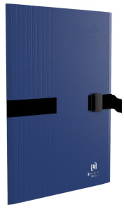 ELBA Chemise extensible CLIP'N GO, A4, en carton, bleu