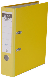 ELBA classeur rado brillant, largeur de dos: 50 mm, jaune