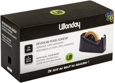 JPC Dévidoir de bureau Classique, noir, non équipé