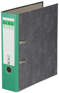 ELBA classeur rado papier marbré, largeur de dos: 80 mm,gris