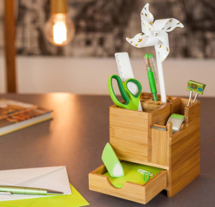 WEDO Organiseur de bureau, en bambou