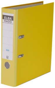 ELBA classeur rado brillant, largeur de dos: 50 mm, blanc