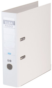 ELBA classeur rado brillant, largeur de dos: 50 mm, blanc