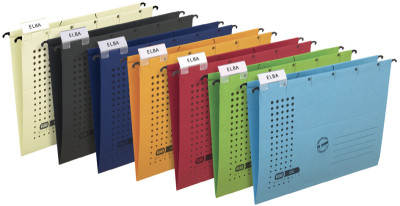 ELBA fichier suspension chic et ULTIMATE A4, rouge