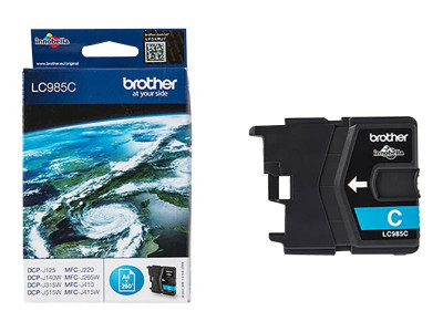 Brother : LC-985BK Cartouche encre CYAN pour MFC-J615W