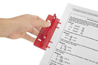 WEDO Perforateur de poche, capacité: 3 feuilles, couleurs