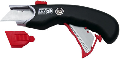 WEDO Safety-Cutter Premium, lame: 19 mm, noir/rouge