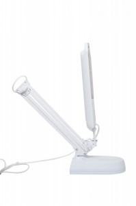 MAUL lampe de bureau LED MAULatlantic avec socle, blanc
