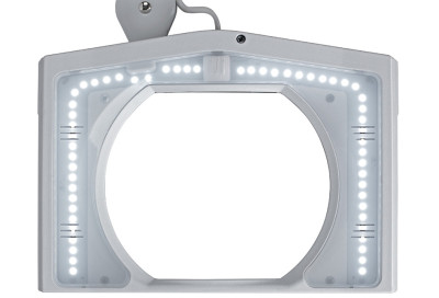 MAUL luminaie LED MAULvitrum, pince, noir , modèle de