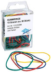 WEDO bracelets caoutchouc, couleurs assortis, tailles mix,