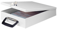 WEDO porte-documents, format A4, avec poignée de valise WEDO porte-documents, format A4, avec poignée de valise