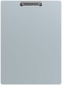 MAUL Porte-bloc, en aluminium et pince nickelée, A3 portrait