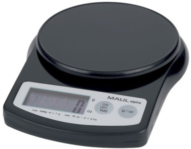 Pèse-lettre MAULalpha, capacité: 2.000 g, noir, alimentation