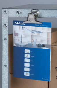 MAUL Pince-lettres MAULpro, avec aimant, largeur: 75 mm,