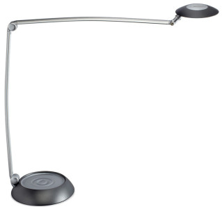 MAUL Lampe de bureau LED MAULspace, variable, argent/noir