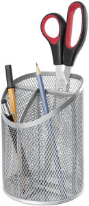 Bureau WEDO Stifteköcher, à partir de fil métallique, 3 tiroirs, argent