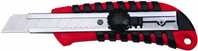 WEDO Cutter pro, lame: 9 mm, avec clip, rouge/noir